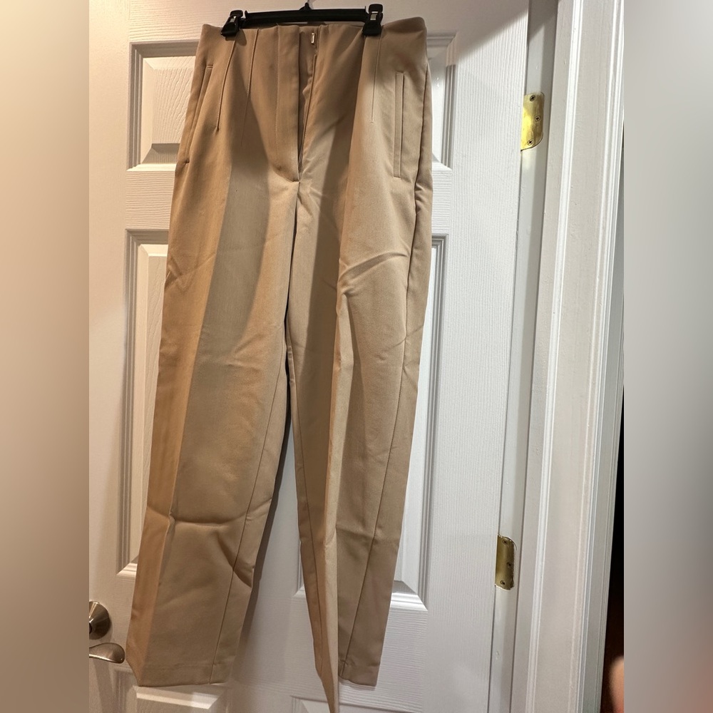 Zara Women’s High Waisted Pants - Camel - Large - NWT